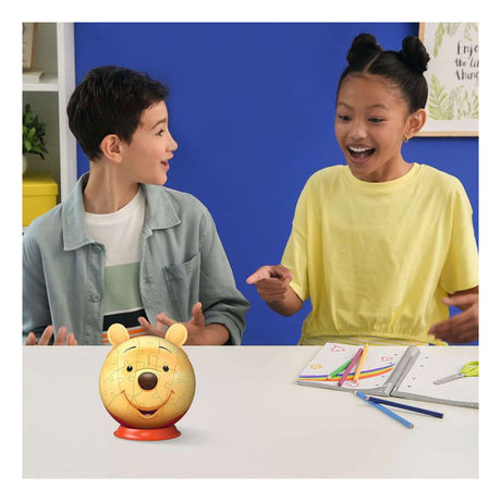 Ravensburger – Disney Kubuś Puchatek – Puzzle 3D z uszami – 77 elementów