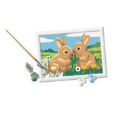 Ravensburger – creart: bunny friends – malowanie po numerach