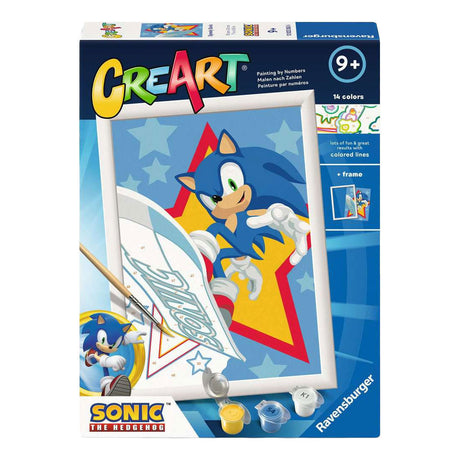 Ravensburger – kreat: speedy sonic – maluj po numerach