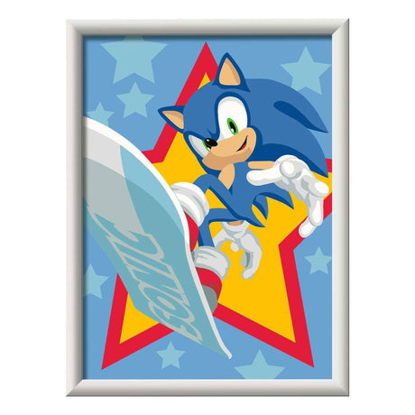 Ravensburger – kreat: speedy sonic – maluj po numerach