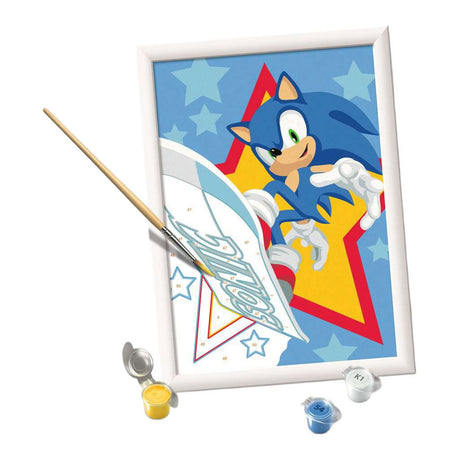 Ravensburger – kreat: speedy sonic – maluj po numerach