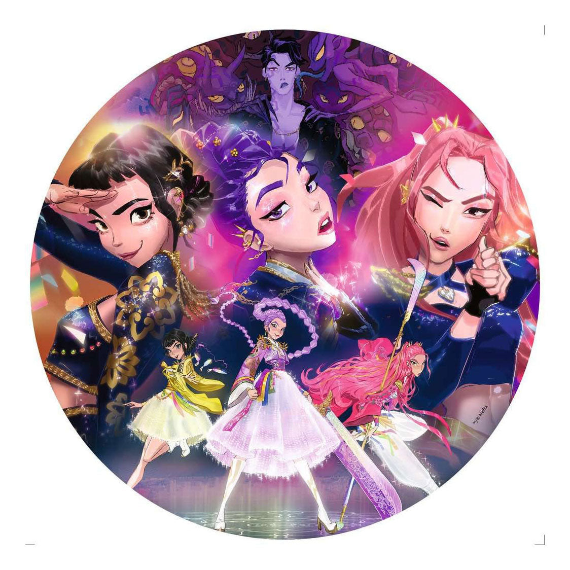 Puzzle Ravensburger Kpop łowcy demonów - 500 elementów.