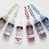 Tulipan • Farba tekstylna 3D 37ml brokat 6 szt.