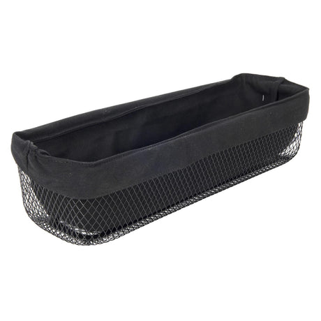 Kosz na pieczywo metalowy 40x13x9cm czarny mat