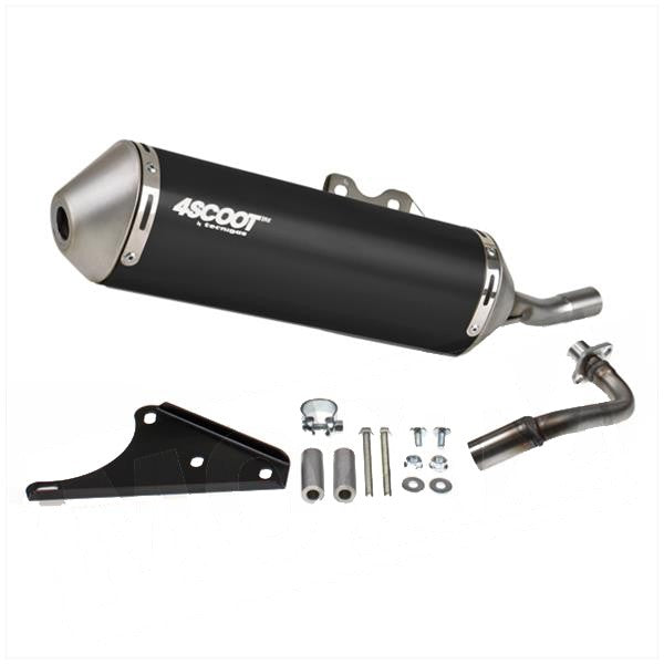 Tecnigas wydech 4scoot czarny | Piaggio Vespa 4T 2v