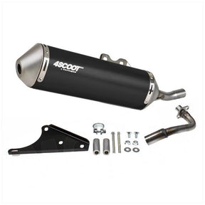 Tecnigas wydech 4scoot czarny | Piaggio Vespa 4T 2v