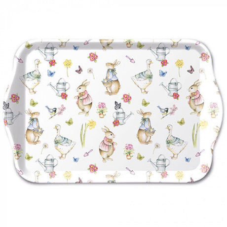 Taca Ambiente z melaminy do ogrodu wielkanocnego 13x21cm