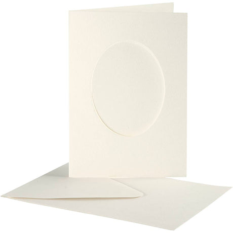 Firma Creativ https: www.cchobby.nl passepartout-cards-oval-size-card-10-5x15-cm-size-envelope-11-5x16-5-cm-off-white-10-set-1-doos