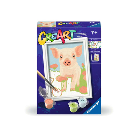 Farba Ravensburger Creart według numerów - świnia