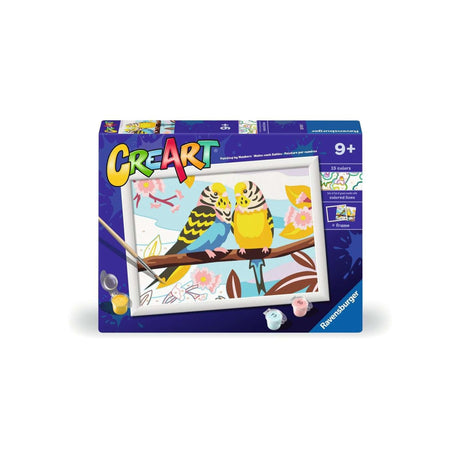 Farba Ravensburger Creart według numerów - papugi