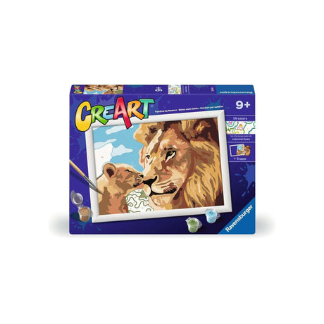 Twórczość Ravensburgera Lew i dziecko