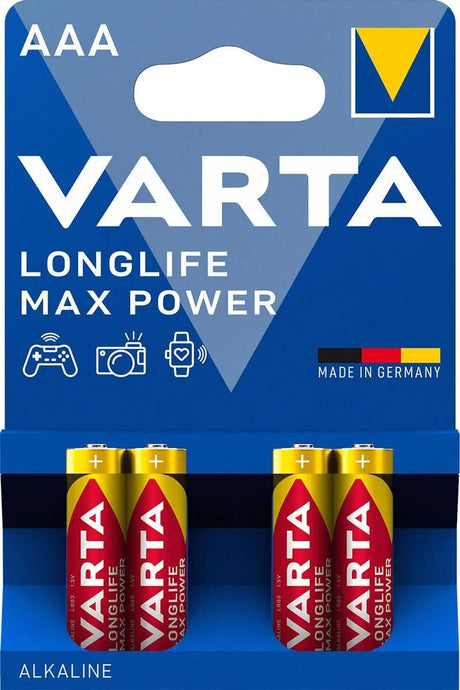 Bateria Varta Longlife Max Power Micro MaxPower Longlife 4er-sb AAA
