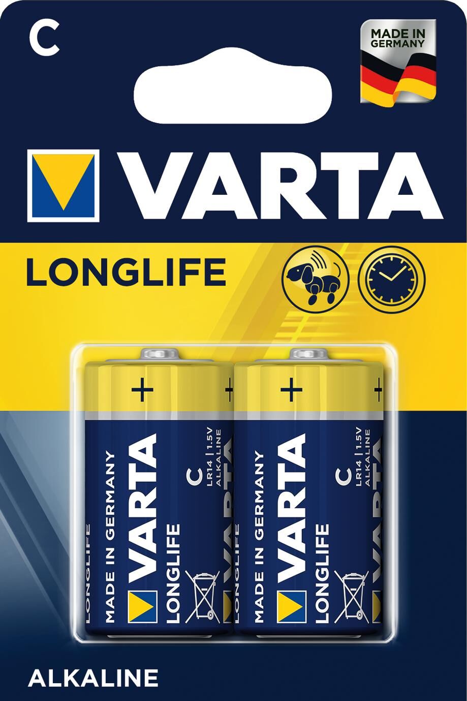 Bateria alkaliczna Varta Longlife lr14 c (2x)