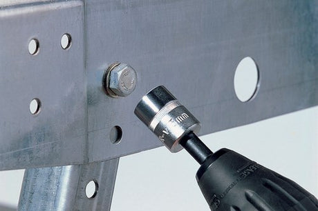 Zestaw kluczy nasadowych Wolfcraft | adapter | 50mm | 7 8 10 13mm | 1 zestaw - 2413000