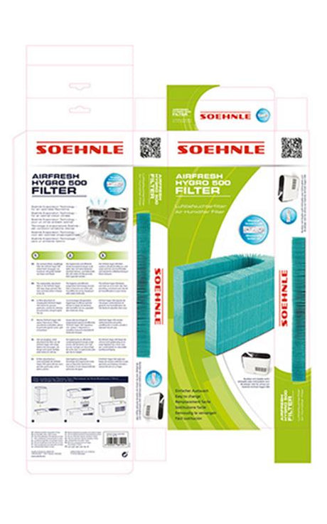 Soehnle 1059681 - filtr hygro 500 | 4 sztuki
