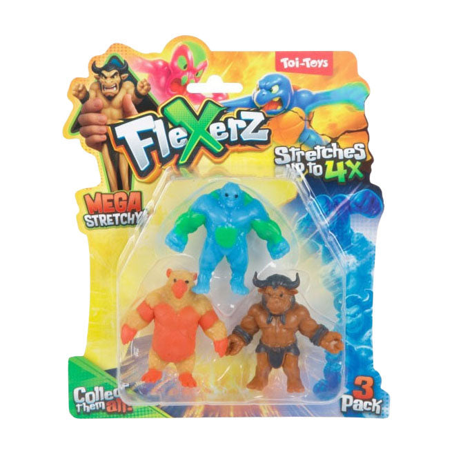 Toi-zabawki zabawna figurka antystresowa -flexerz-3szt. 6cm rozciągliwa 2 tyłki