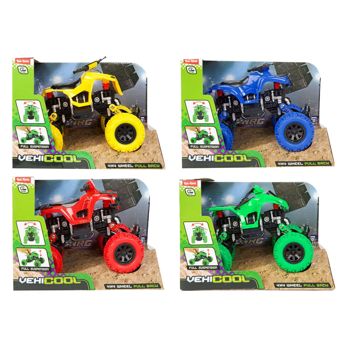 Vehicool z napędem na quad
