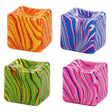 Toi-toys squishdough knijpkubus marmer - 8cm 160gr