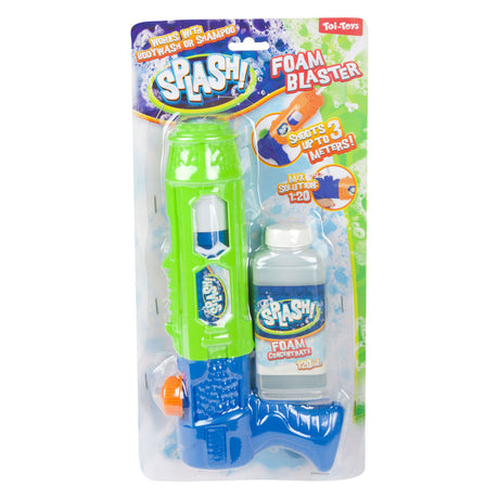 Pistolet do piany rozbryzgowej Toi-toys 24cm + pianka 120ml 2 różne kolory