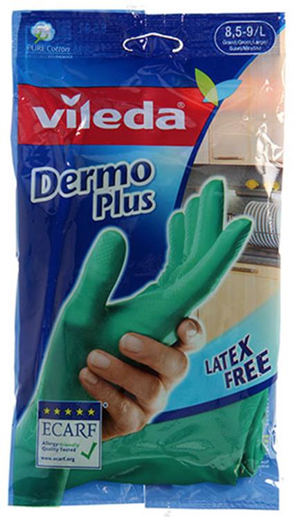 Vileda 1046053 - rękawiczki dermoplus l | 12 sztuk