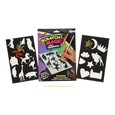 Zestaw do drapania tęczowych figurek Toi-toys