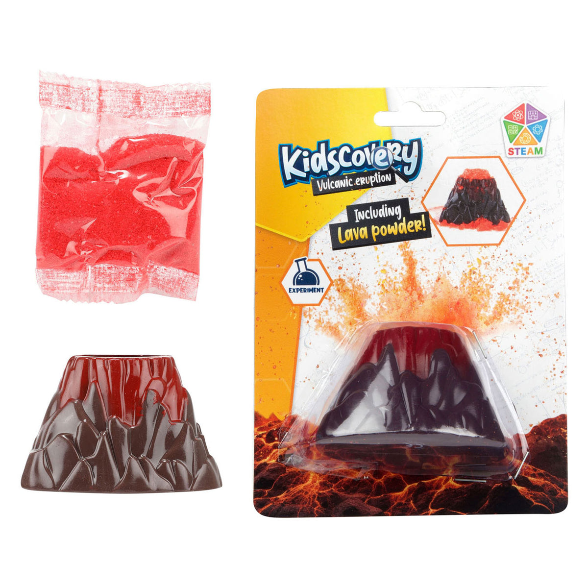 Odkryj dla dzieci erupcję wulkanu
