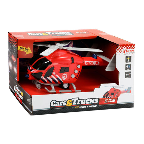 Helikopter strażacki Toi-toys vehicool ze światłem i dźwiękiem