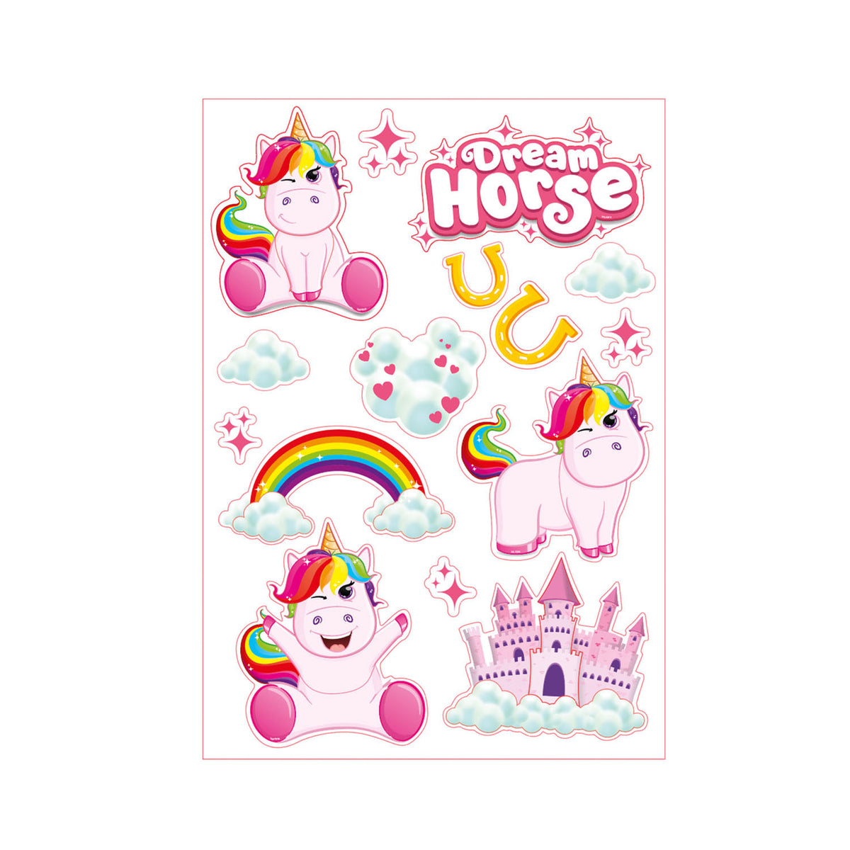 TOI-TOYS WALL DECO NAKCJE UNICORN
