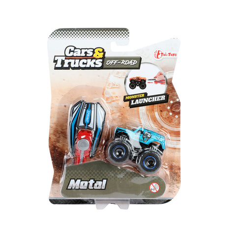 Samochody Vehicool, ciężarówki strzelają mini monster truckami