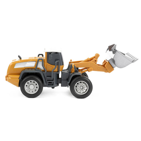 Toi-toys spychacz metalowy junior 1:55 stalowy żółtoszary