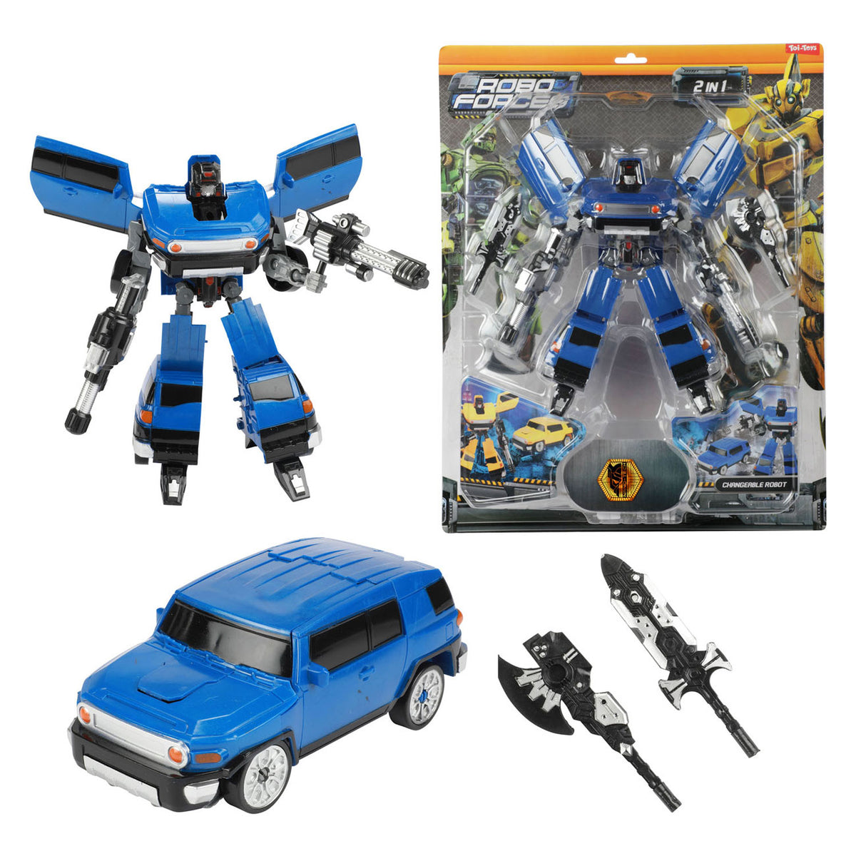 Robot zmieniający Roboforces - SUV Super Morpf Blue