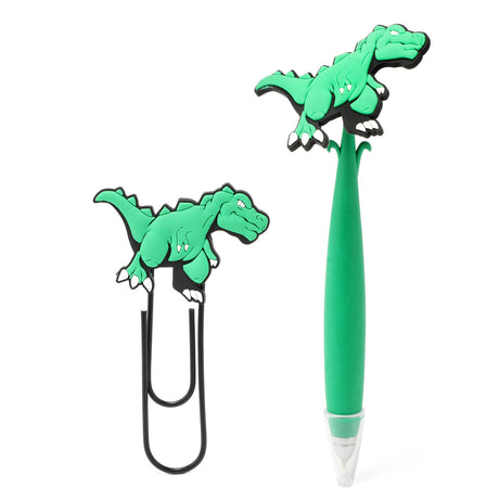 Toi-Toys Dinosaurus Mega Paper Clip z piórem