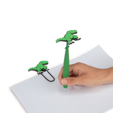 Toi-Toys Dinosaurus Mega Paper Clip z piórem