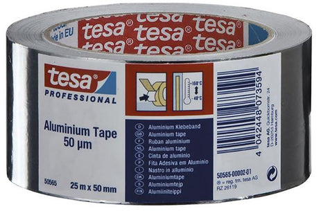 Tesa professional - aluminiowa taśma naprawcza - 25m x 50mm - szybko usuwalna