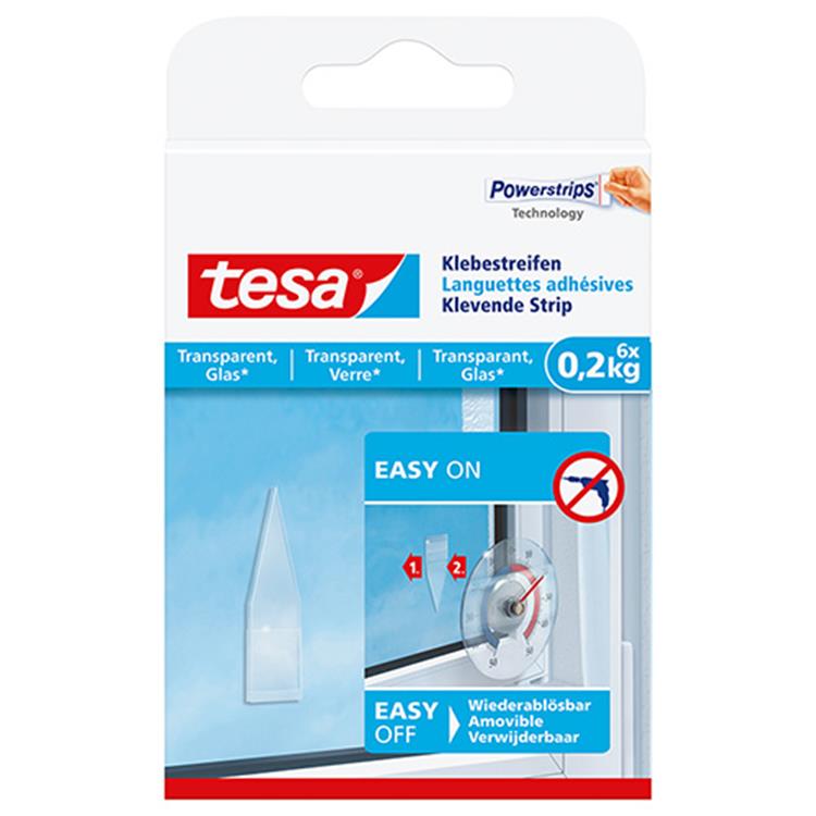 Tesa 1051175 - Powerstrips® transp.-200g | 5 sztuk