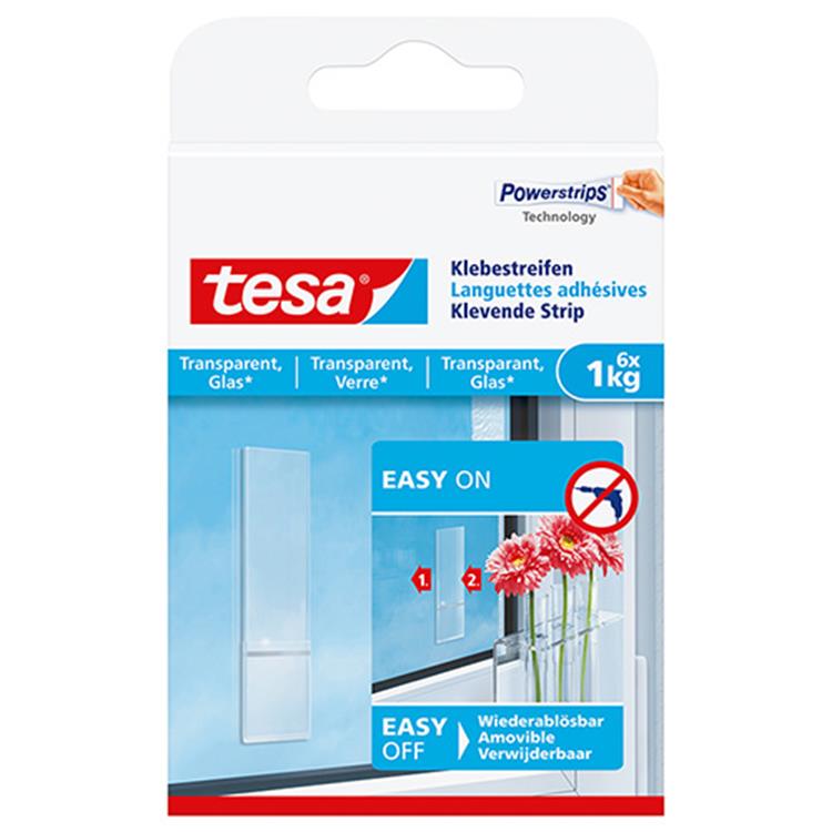 Tesa 1051176 - Powerstrips® transp.- 1kg | 5 sztuk