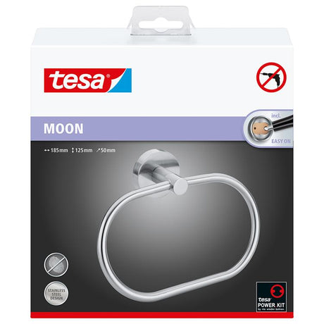 Tesa 1061432 - wieszak na ręcznik w kształcie księżyca | 1 szt