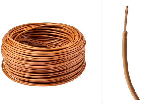 Plastikowy kabel do zarządzania pojazdami Herth+buss flk 1,5 brązowy
