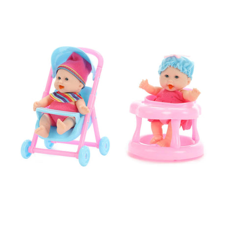 Beau-beau baby Beau mini laleczka siedząca, 12 cm