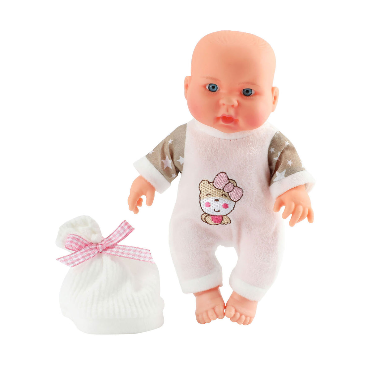 Beau Baby Babypop z kapeluszem, 23 cm