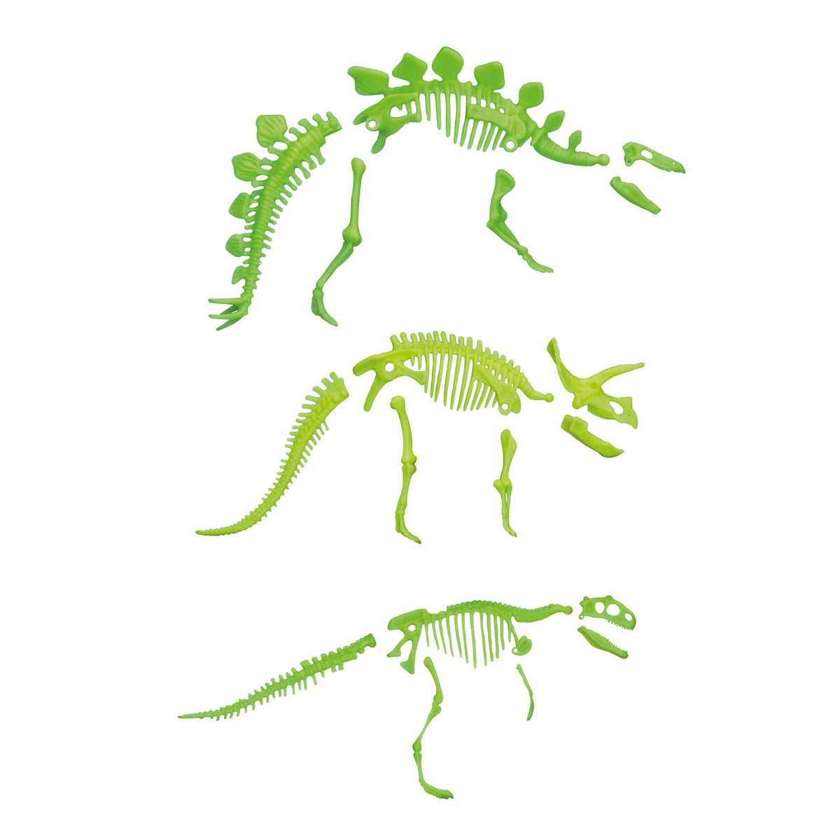 Zabawki Toi świecą w ciemności jajkiem-niespodzianką dinozaura