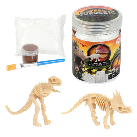 Z gliny powietrznej World of Dinozaur możesz stworzyć własny zestaw z gliny dinozaurów