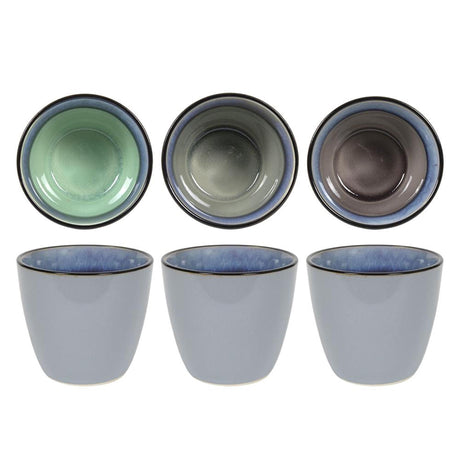 Kubek Svenska Living z glazurą reaktywną 9x8cm, opakowanie 6 sztuk