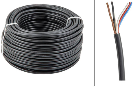 Przekładnia samochodowa Hella kst-cable flyy-f 5x1,5 sw linie samochodowe
