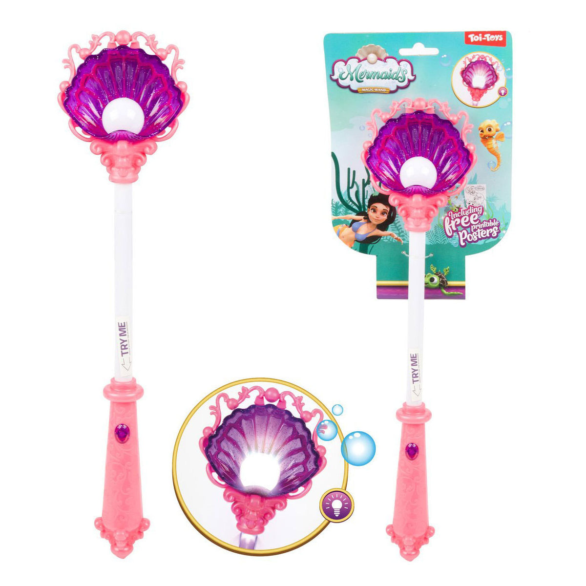TOI-TOYS MAGIC NOG PEARL z światłem