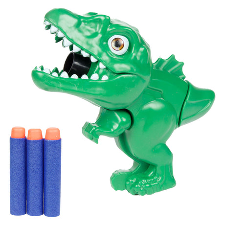 Mini pistolet dinozaurów ze strzałkami Toi-toys World of Dinozaury, 4 szt.