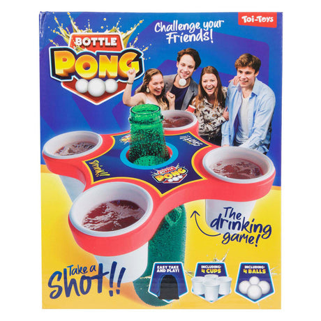 Gra planszowa Toy-Pong Hero z 4 piłkami i 4 filiżankami