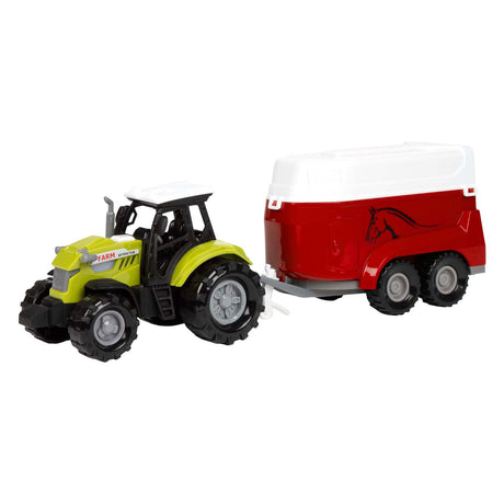 Toi-toys Ackers Ville traktor i przyczepa ze światłem i dźwiękiem, 10cm
