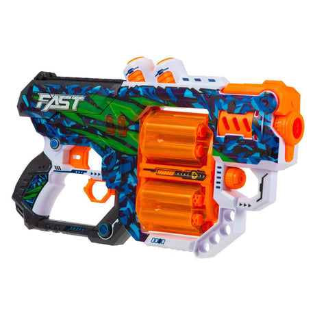 Pistolet piankowy Toi-toys strikex szybki l z 12 piankowymi strzałami