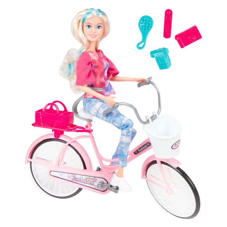 Toi-toys Toi Toys Lauren – nastoletnia lalka na rowerze